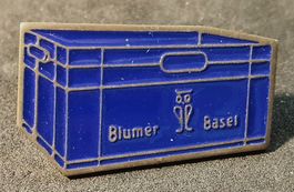 Y438 - Pin Kiste Blumer Basel  /  Eule