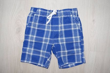 Kurze Hose blau-weiss kariert Gr.110 Kids