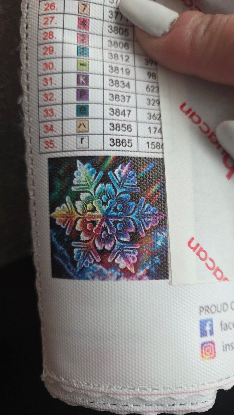 Kit bricolage: Diamond Painting Schneeflocke – Nuovo (secondo la descrizione) da Bösingen venduto da Soene91