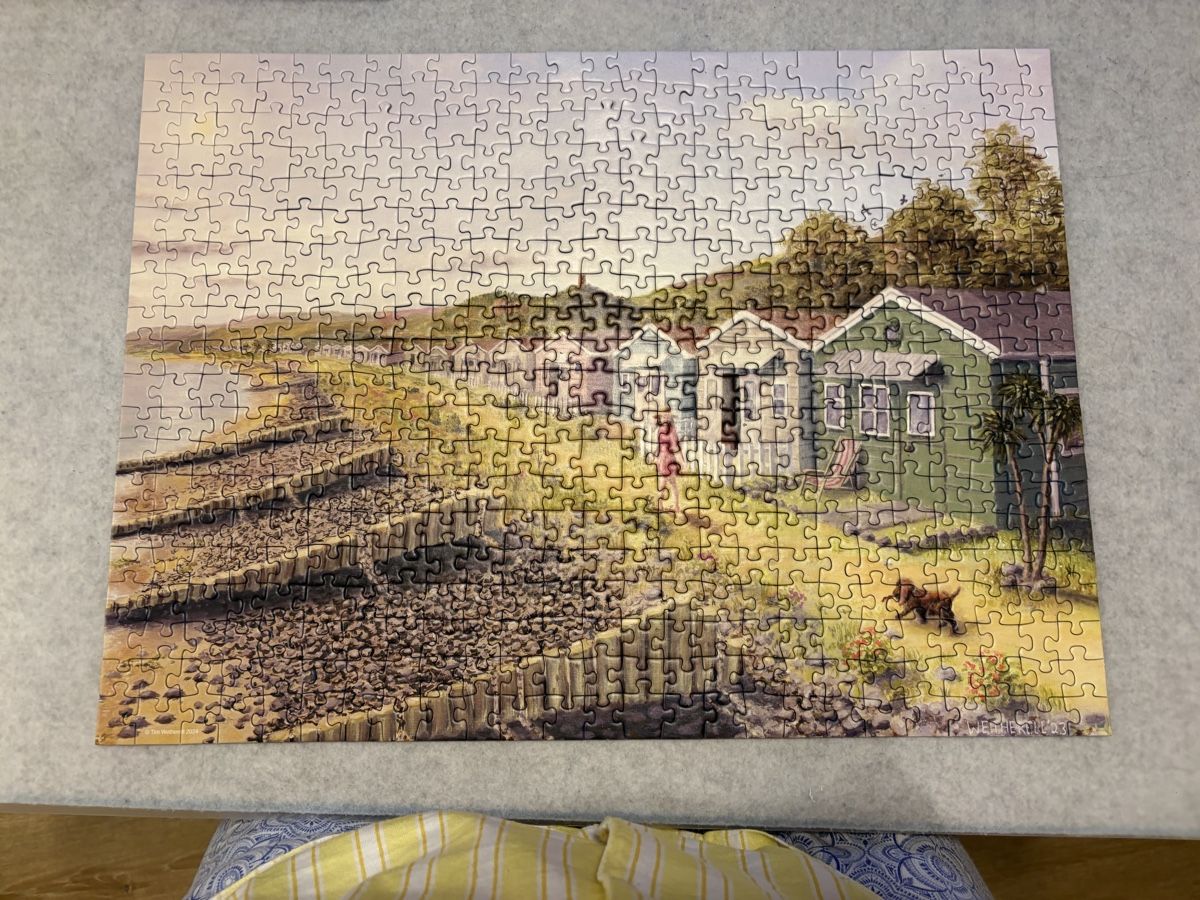 Ravensburger Puzzle: Puzzle Strandhäusern 500 Teile – Usato da Laupersdorf venduto da eliza23