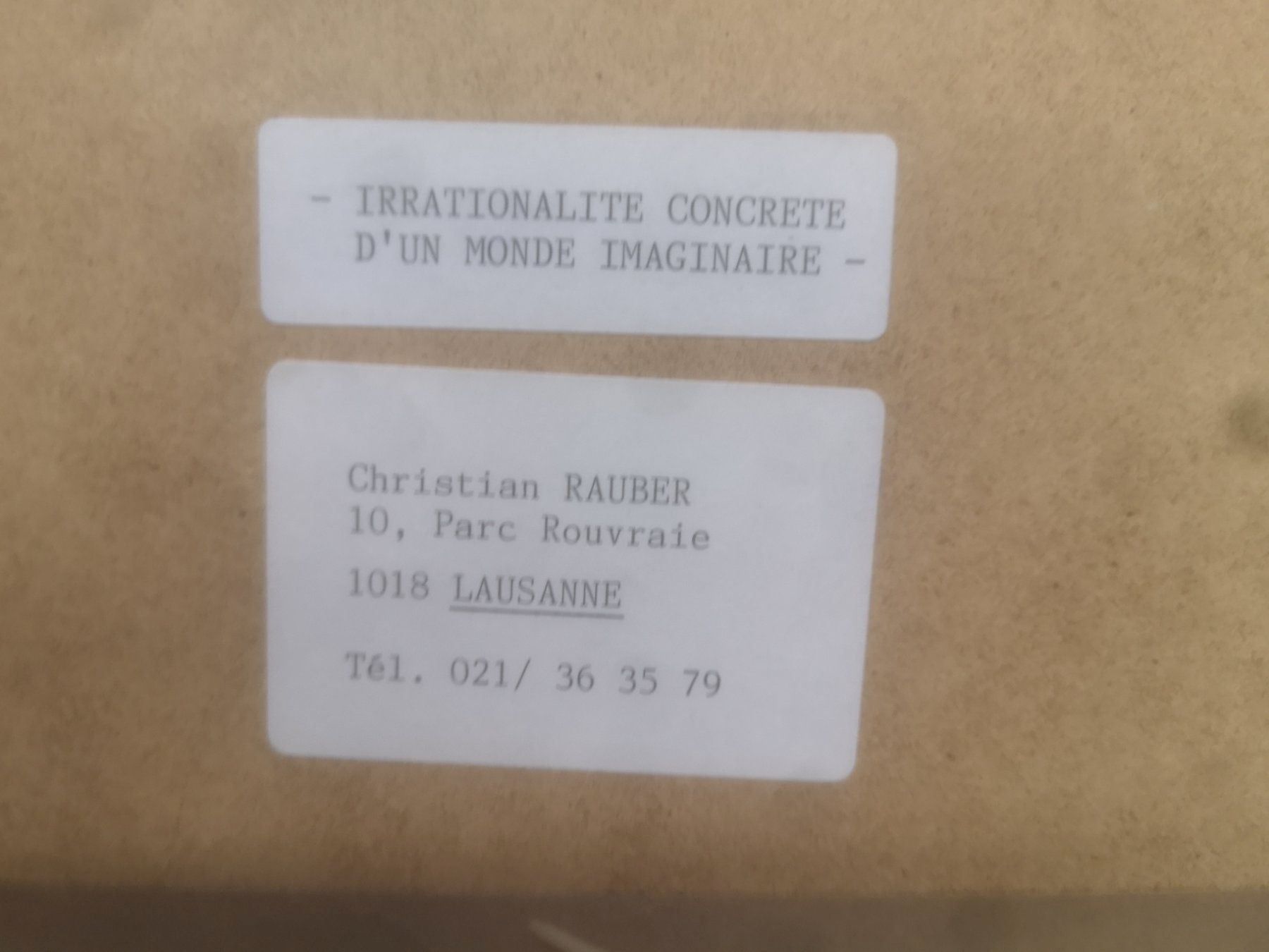 Dipinti: IRRATIONALITÉ CONCRETE D'UN MONDE IMA... – Usato da Genève venduto da Qanil77 6