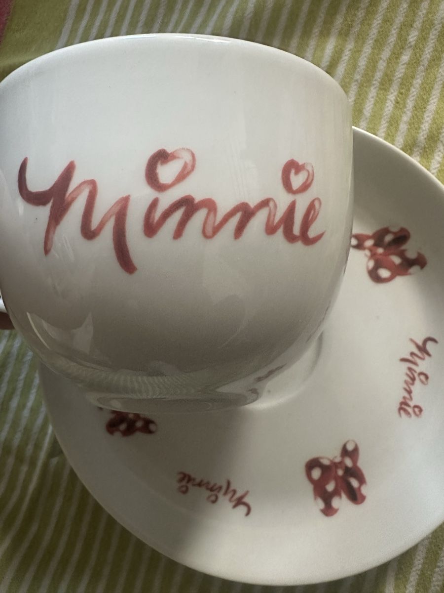 Disney Tazze: Minnie waltdisney Tasse mit Unterteller – Usato da Uster venduto da bek_v2ct 3