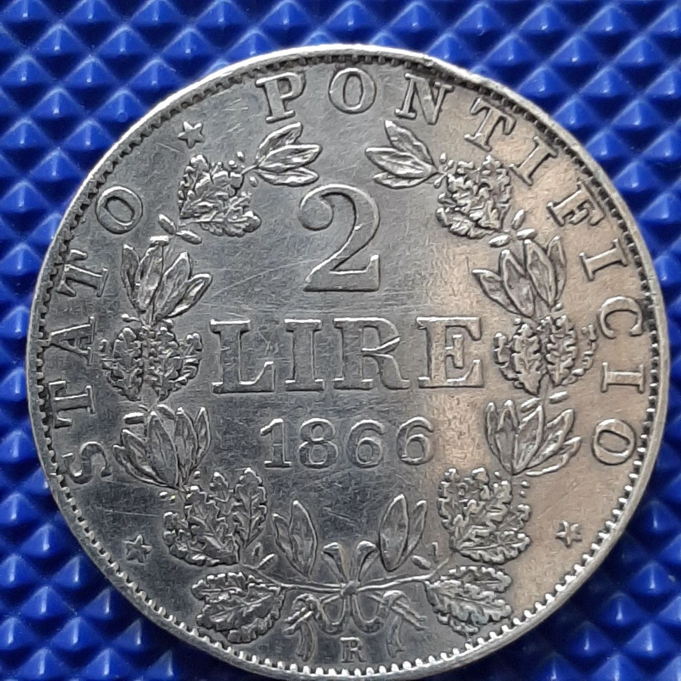 Alle Münzen: 2 Lire 1866 Vatican – Gebraucht aus Carouge GE von cecob0909