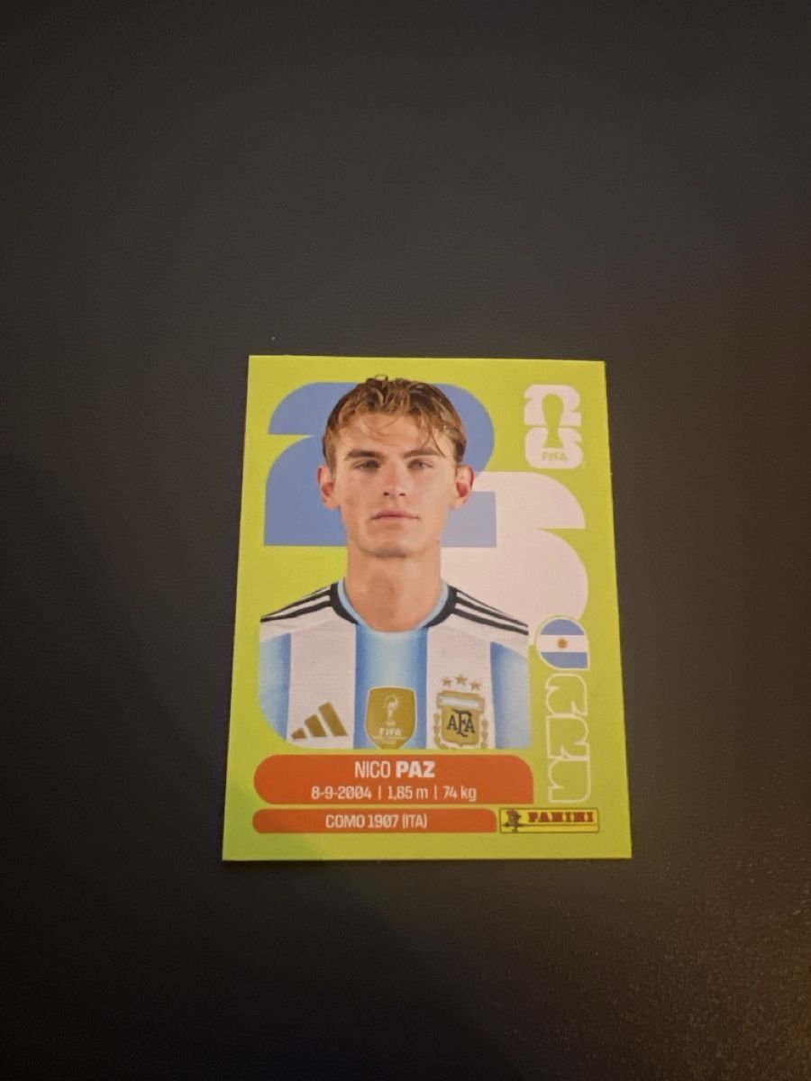 Panini Carte collezionabili: Nico Paz ARG 14 Panini WM 2026 – Nuovo (secondo la descrizione) da Möhlin venduto da fl433