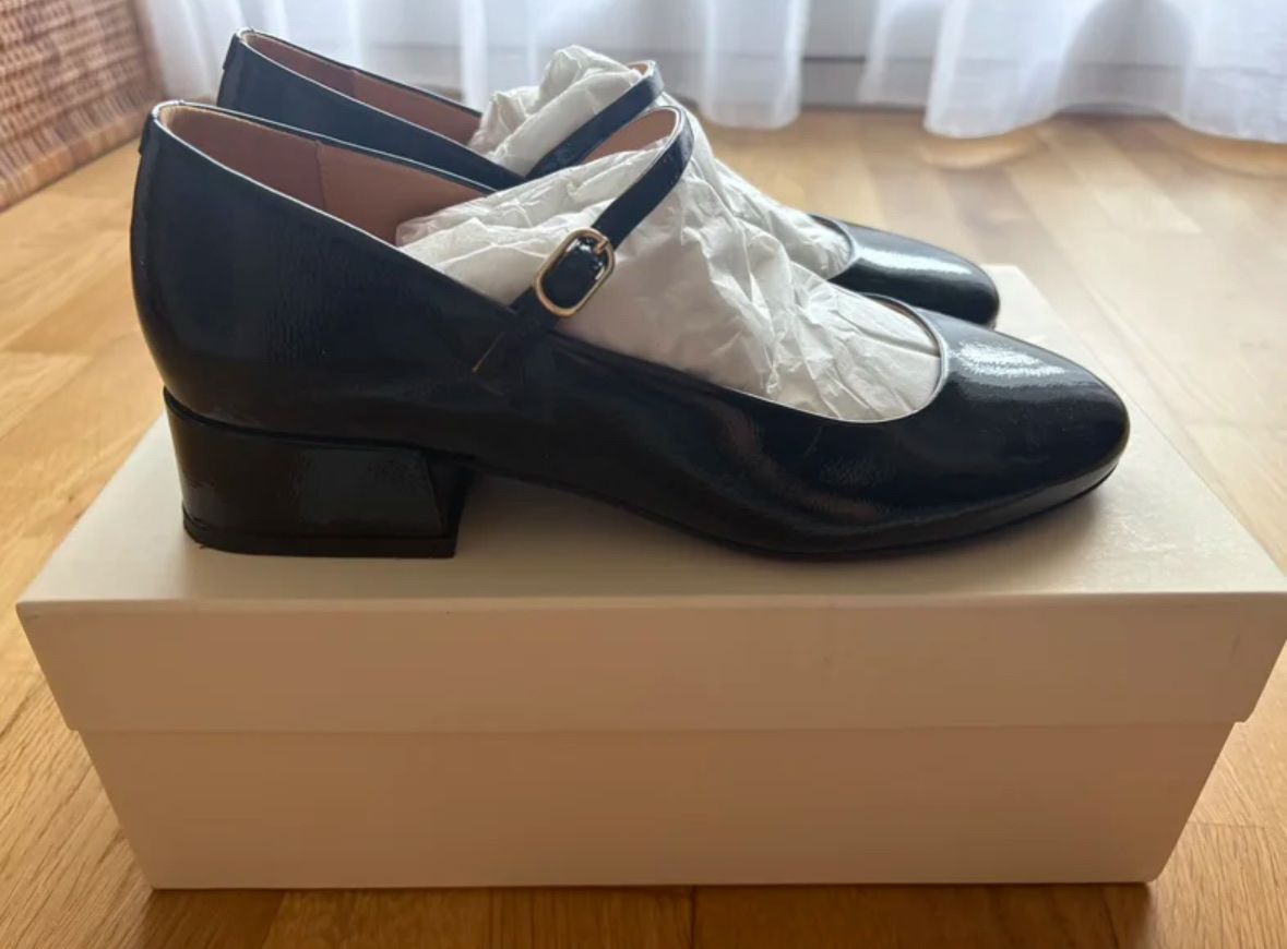 Sezane Damenschuhe: Sezane schwarze Lack-Pumps – Gebraucht aus Biel/Bienne von tat_n5fw 3