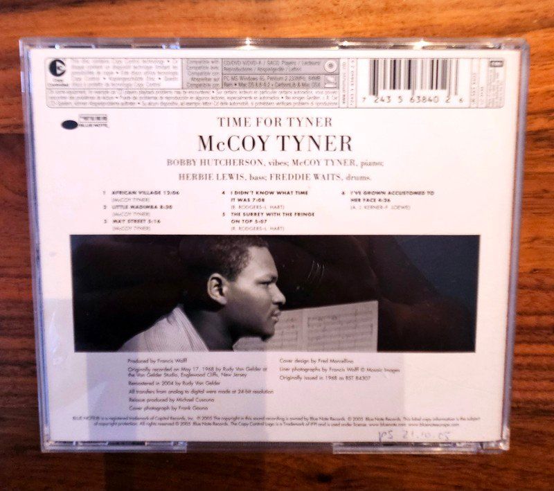 CDs: CD Jazz: McCoy Tyner "Time for Tyner" – D'occasion à Zürich par phillyboy2007 1