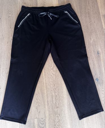 Freizeithose Goldner Schnitt schwarz ca. Gr. 46