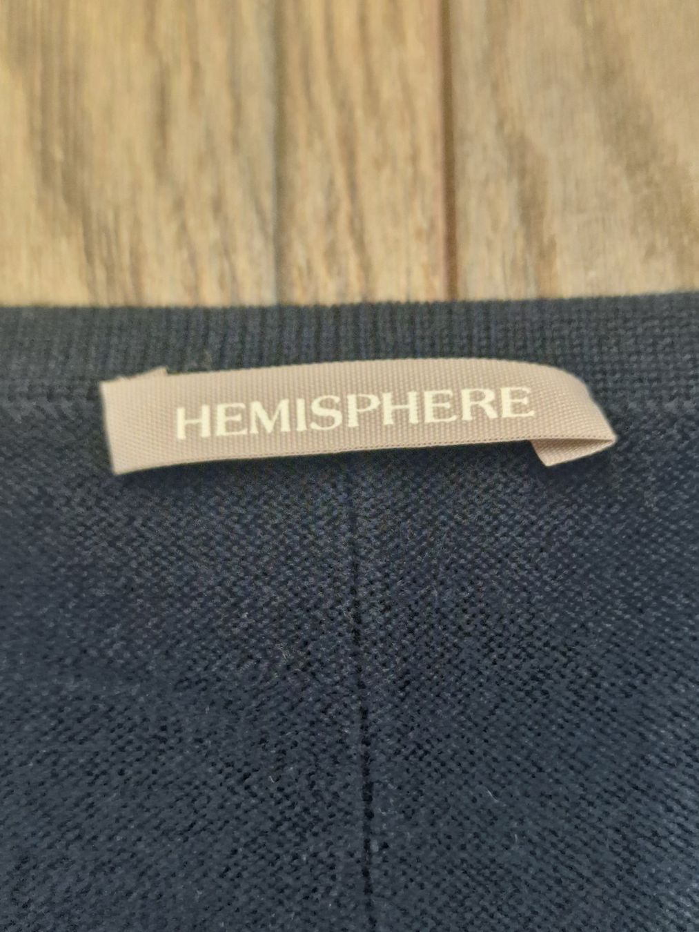 Hemisphere Pullover & Sweatshirts: Hemisphere Wolle Pullover dunkelblau mit Glitzerrand Gr S – Neu (gemäss Beschreibung) aus Meierskappel von HeartWear 1