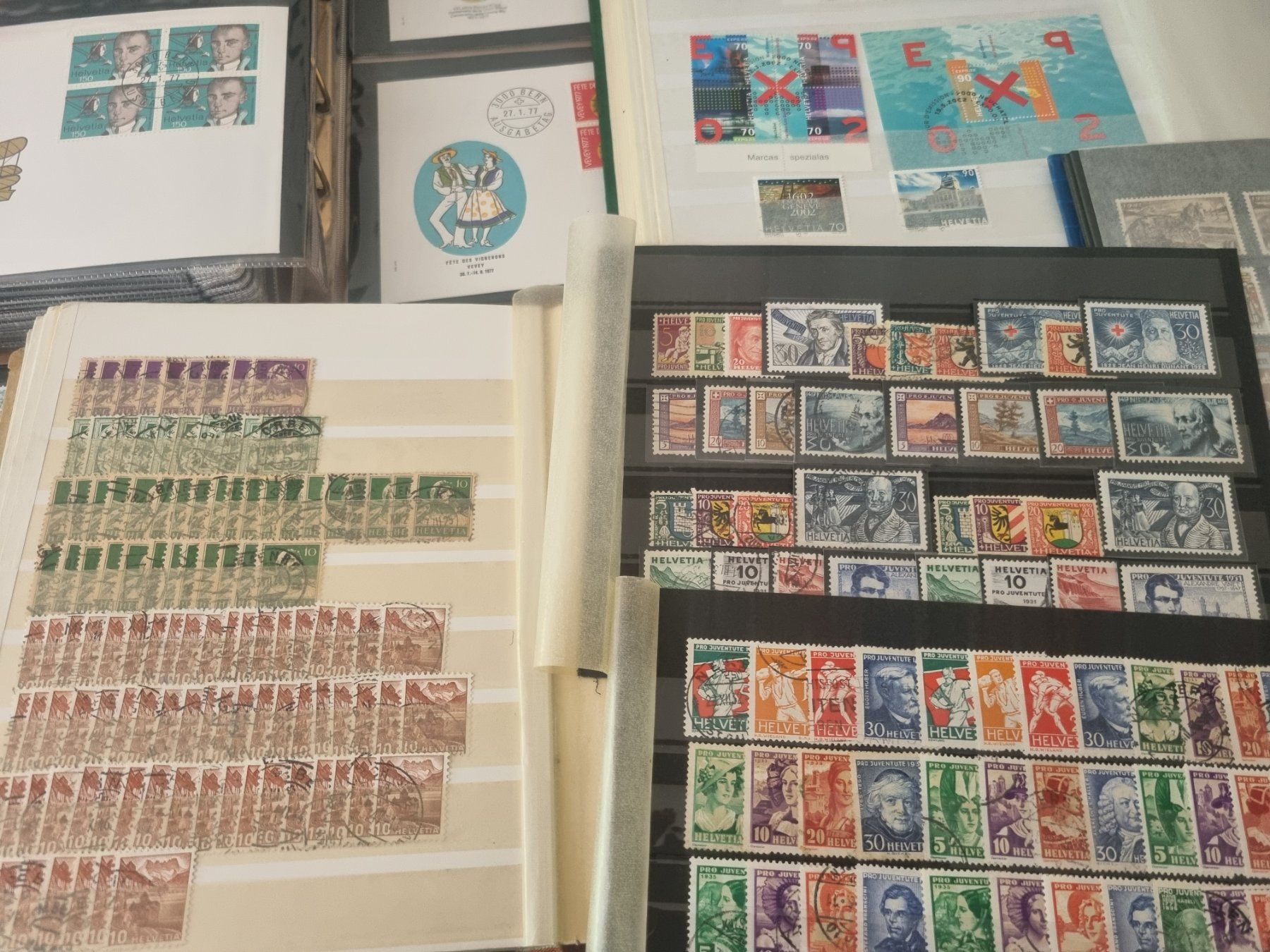 Tous les timbres: Posten nur Schweizer Briefmarken- ab Rayon – D'occasion à Gümligen par Geniusbuy 9