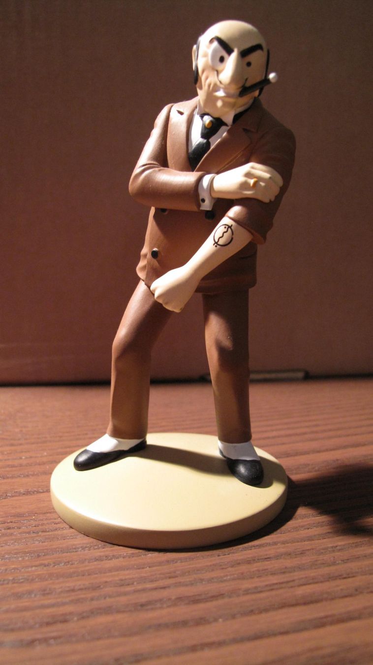 Statuette: Tim und Struppi Figur / Rastapopoulos – Nuovo (secondo la descrizione) da Berg TG venduto da Volker-Kampfgarten