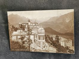 Echt Photo Karte / Leysin - Le Grand Hotel Gelaufen 1916