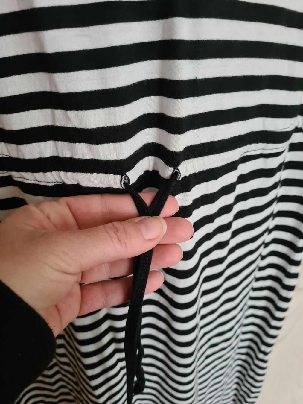 Only Vestiti: Maxikleid, Only, XS, gestreift, schwarz-weiss – Usato da Steinhausen venduto da MilaB 2