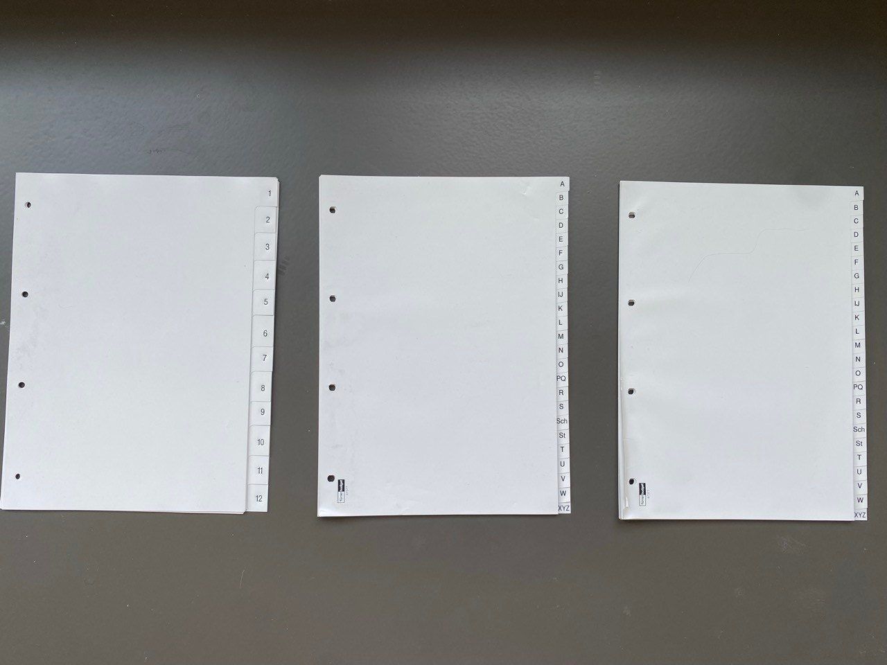 Ordner: Ordnerregister – Gebraucht aus Zürich von TMoran