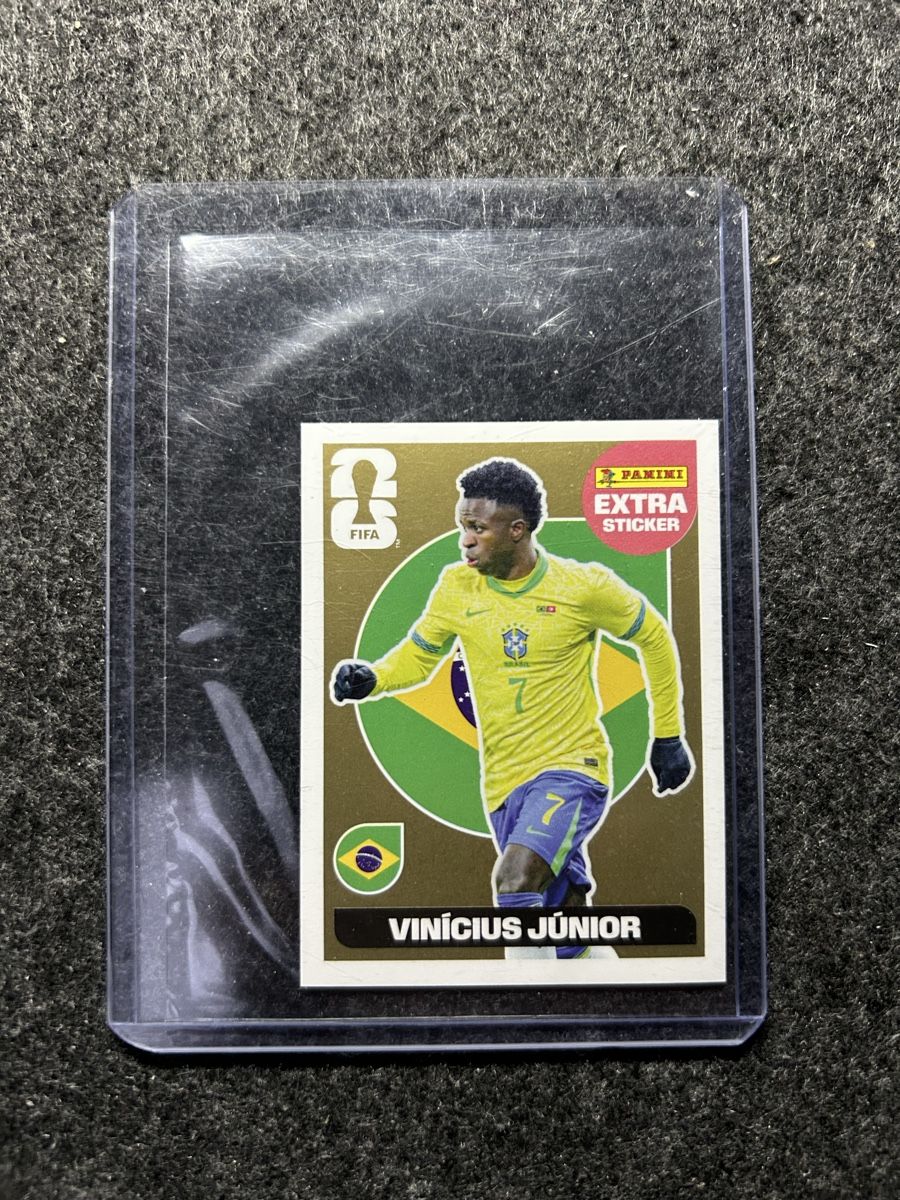 Panini Carte collezionabili: Vinicius Junior Gold Extra Sticker – Nuovo (secondo la descrizione) da Köniz venduto da Elbofeton