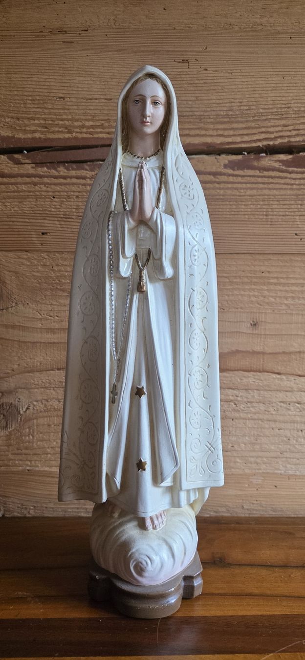 Statuette: Madonna Statue mit Signatur – Usato da Wolfhalden venduto da Nati-Nati