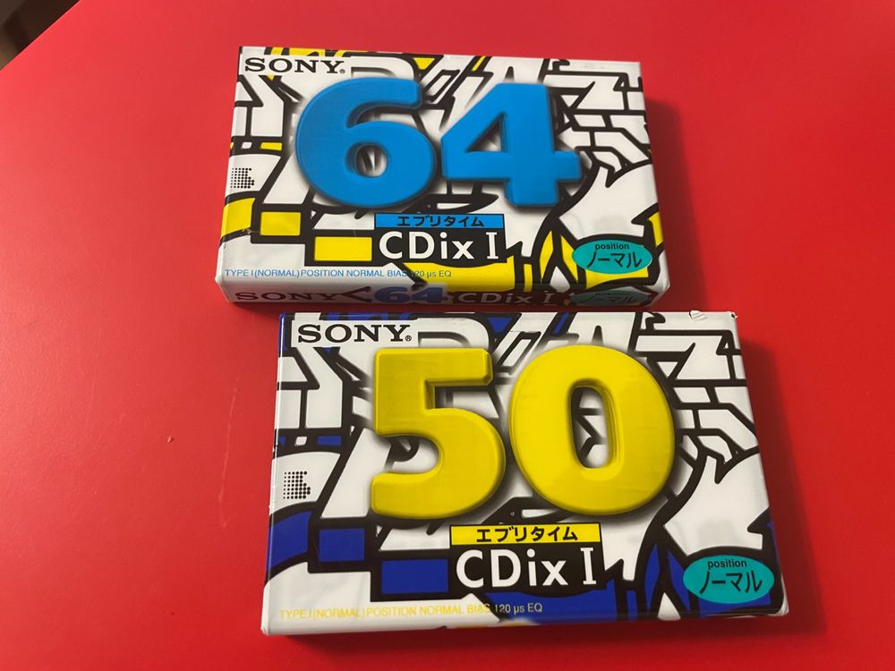 Doppelseitige Leerkassette - 50 Minuten Aufnahmezeit In Gold