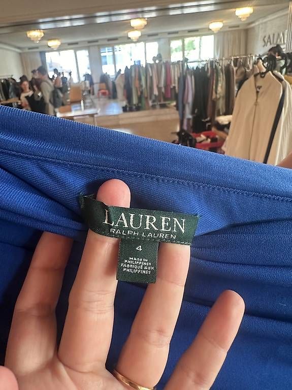 Ralph Lauren Vestiti: Ralph Lauren blaues DesignerKleid – Usato da Dietikon venduto da meg_6nyg 1