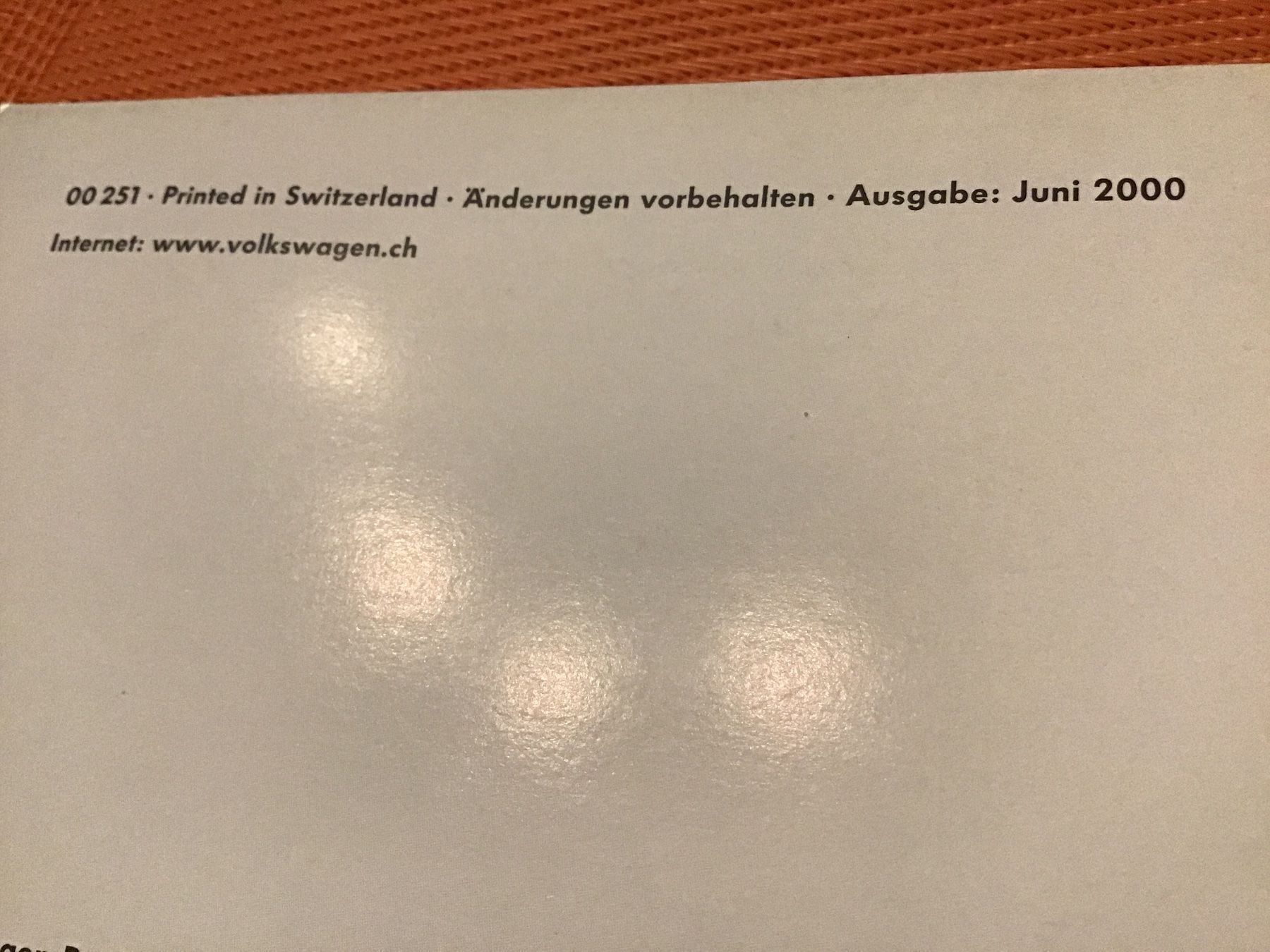 VW Dokumente: VW Bora Verkaufsprospekt Juni 2000 – Gebraucht aus Scherzingen von Starseller62 9