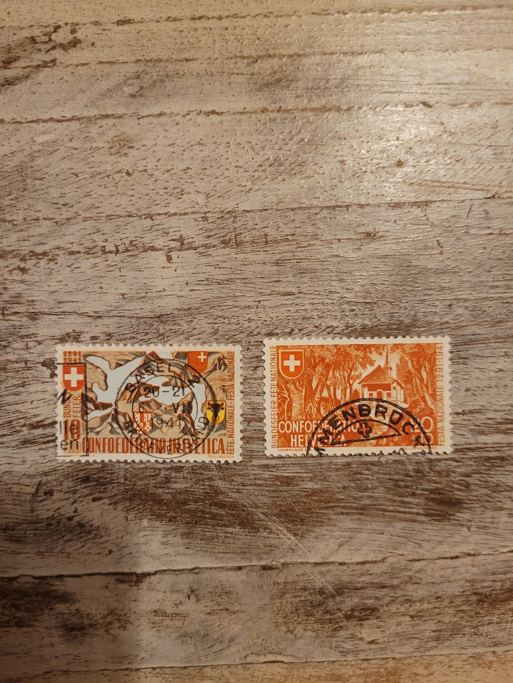 Tutti i francobolli: Briefmarken Bundesfeier 1291 1941 – Usato da Inwil venduto da Flower2325