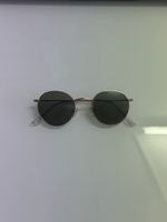 Sonnenbrille rund Metallrand gold / silber, neu, UV Schutz 4