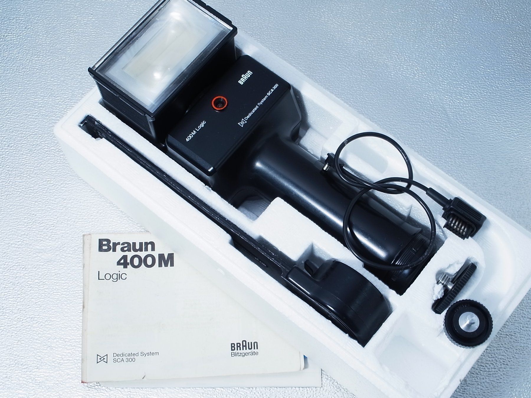 Flash: Profi Blitz Braun 400M Logic SCA 300 OVP & Filter #v3 – Usato da Dietikon venduto da Baro4