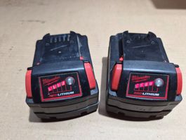 2 Milwaukee Akkus 18V 5Ah Gebraucht