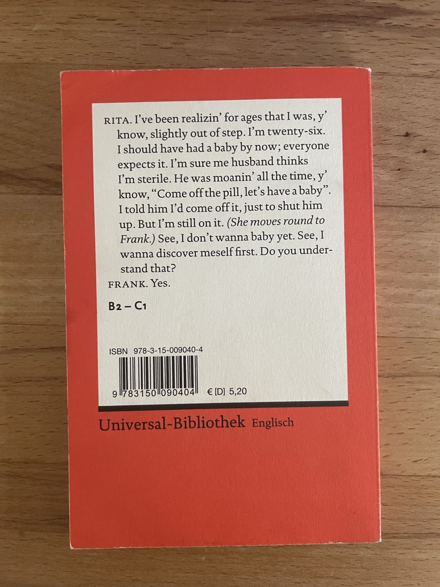 Bücher: Book Educating Rita – Gebraucht aus Sempach Station von mal_pm8y 1