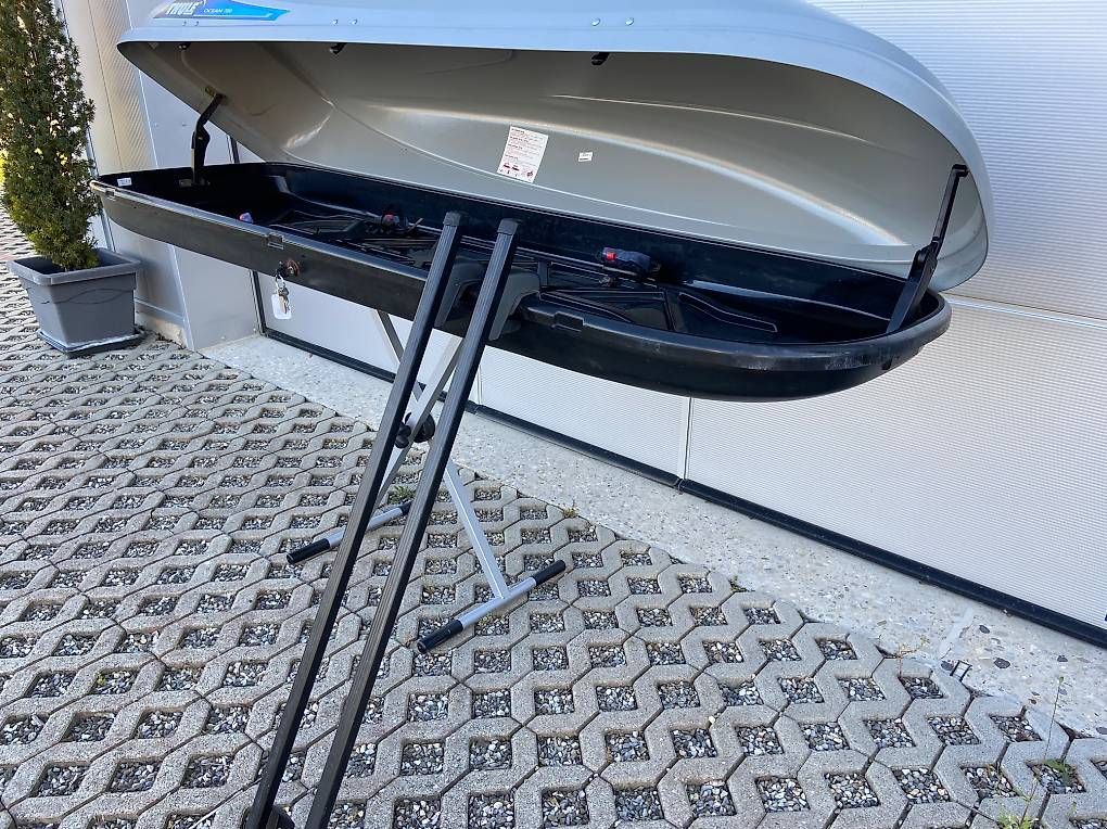 Box da tetto: XL Dachbox Thule 700 mit oder ohne Thule Träger – Usato da Leuzigen venduto da Doppelrad 4