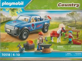 PLAYMOBIL COUNTRY 70518 MANISCALCO CON PICK UP  new‪