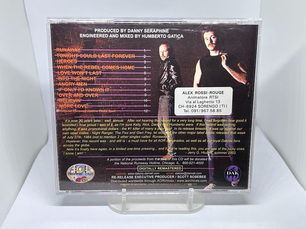 Dakota – Runaway (2002) Limited Edition (Gebraucht) in Giubiasco für ...