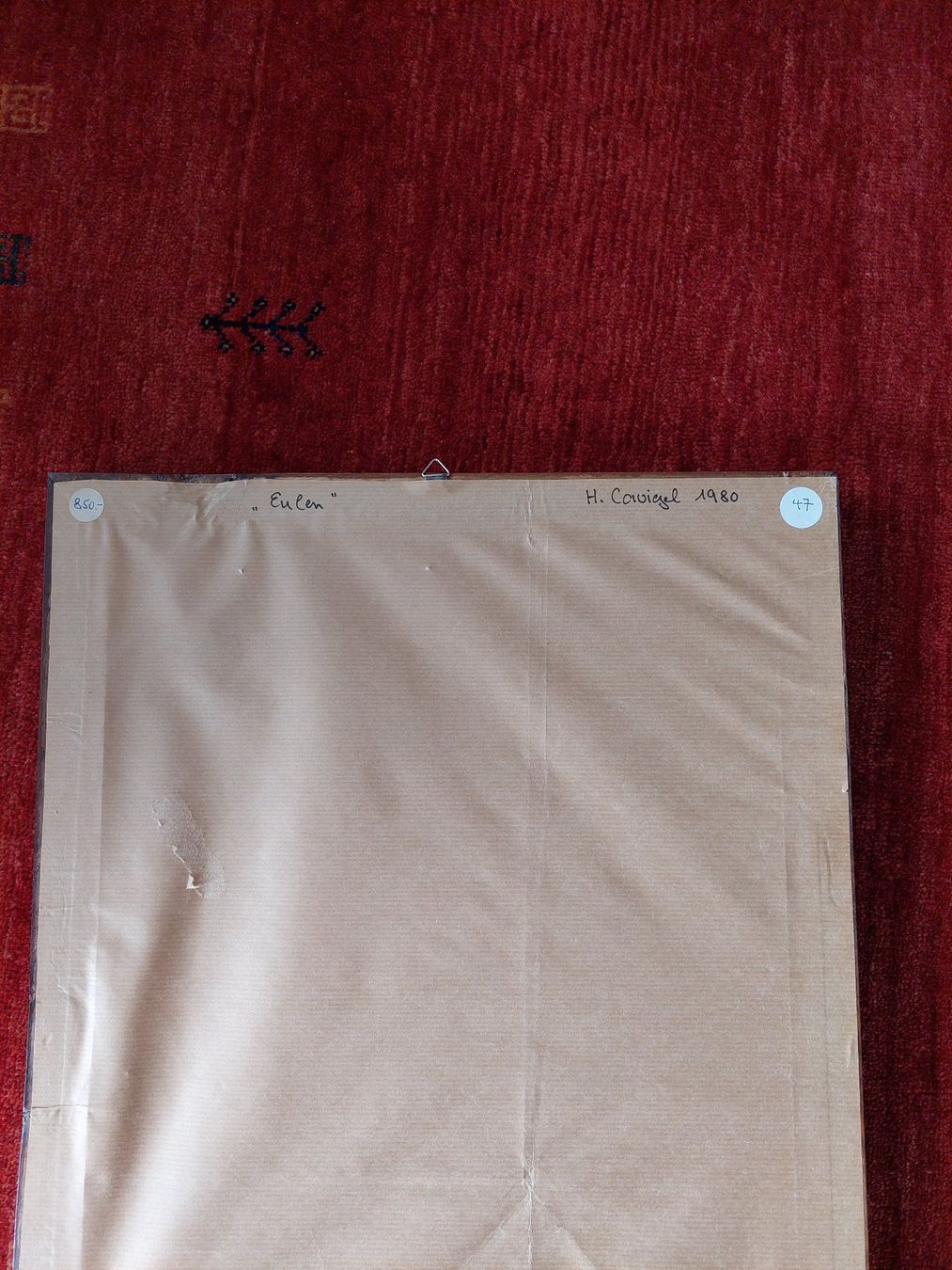 Foto & Immagini: Stoffcollage von Heidi Caviezel 1980 Eulen – Nuovo (secondo la descrizione) da Arisdorf venduto da Schnautz02 1