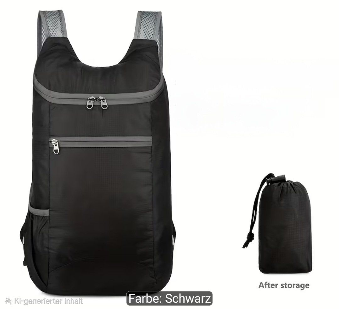 Zaini: Rucksack Freizeit Faltrucksack Wanderrucksack Reiserucksack – Nuovo e nell'imballaggio originale da Burgdorf venduto da Djidjo77