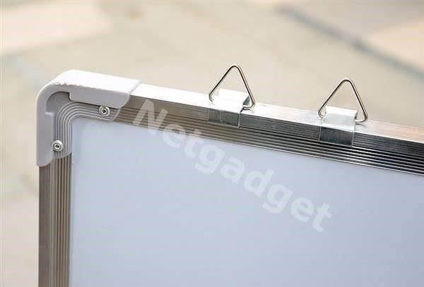 Lavagne: Weisswandtafel von 80x60cm aus Aluminium – Nuovo e nell'imballaggio originale da Yverdon-les-Bains venduto da Netgadget_SARL 4