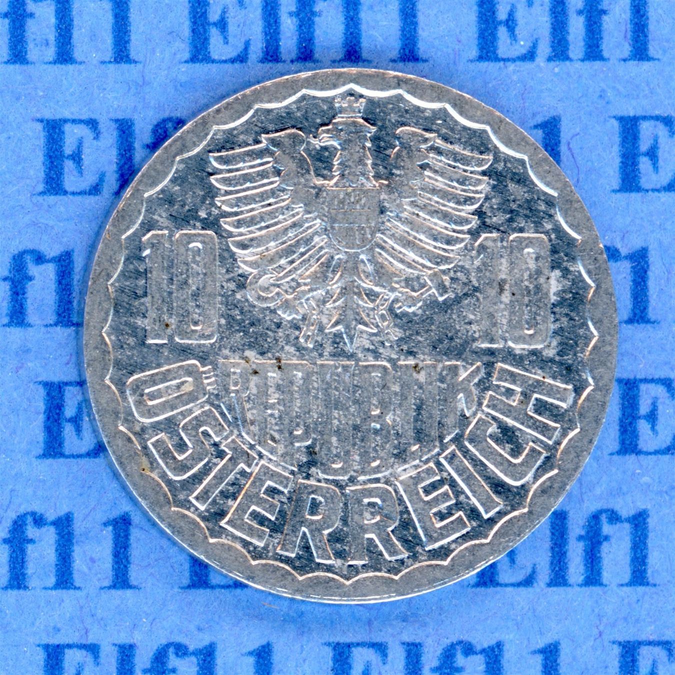 Alle Münzen: ATS___0.10 1992 vz 10 Groschen – Gebraucht aus Widnau von Elf11 1