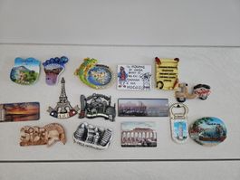 Souvenir Magnet Set Italien diverse Motive 15 Stuck