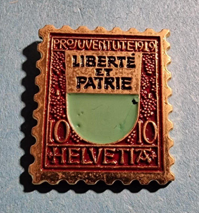 Plaketten & Abzeichen: Pin Pro Juventute 1926 Waadt – Gebraucht aus Härkingen von specialshapes