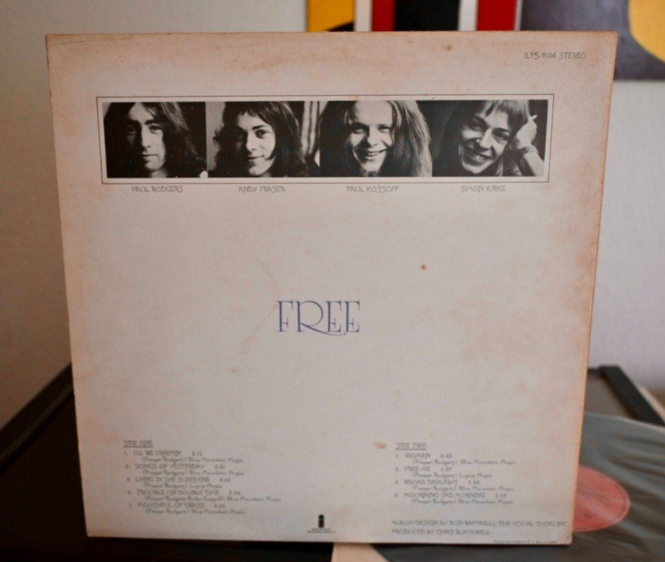 Schallplatten: FREE Same UK Island LP 1969 vg+ / vg(+) GATEFOLD – Gebraucht aus Pfaffhausen von mono_rec 2