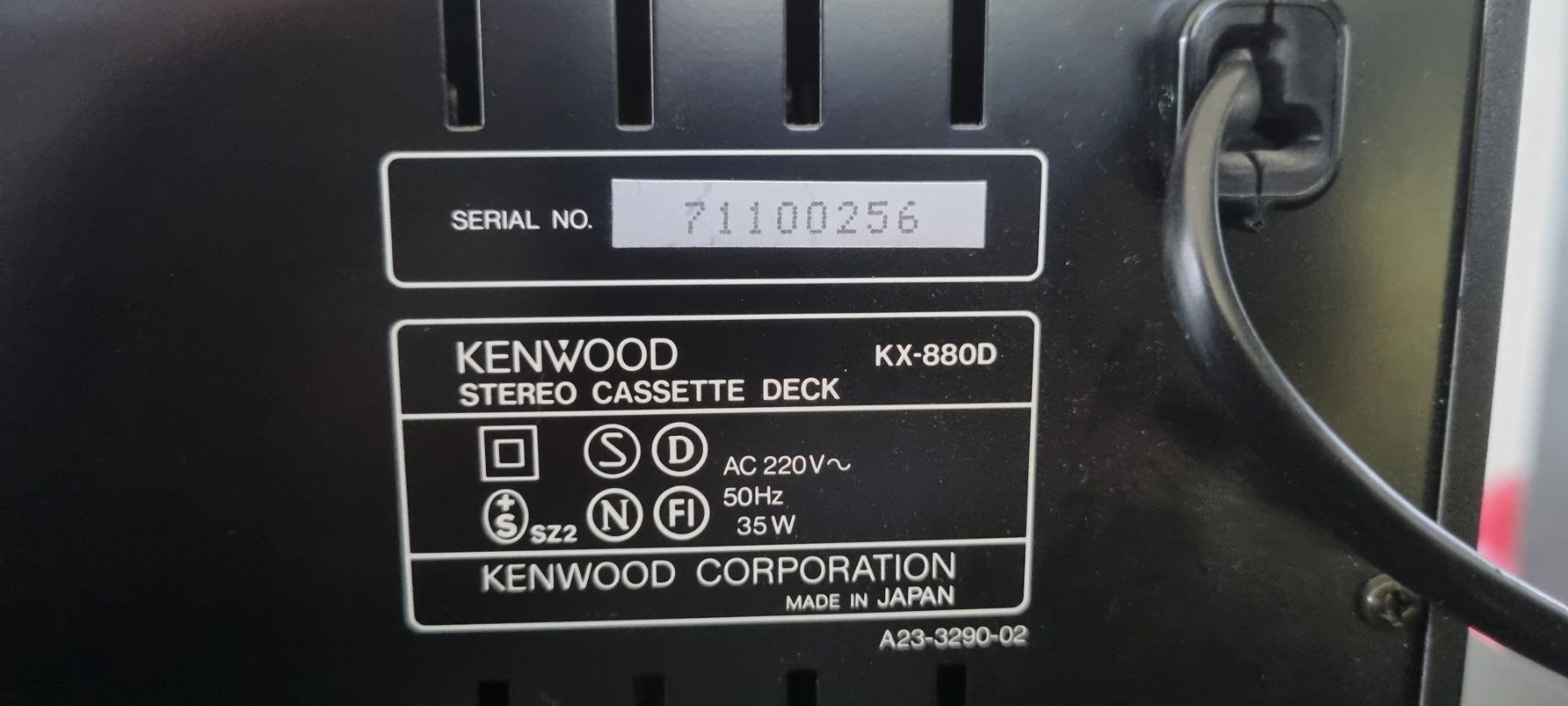 Registratori: Cassettenrecorder Marke Kenwood – Usato da Lachen SZ venduto da LinDiscount 3
