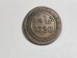 Maroc monnaie bronze 10 mazunas 
