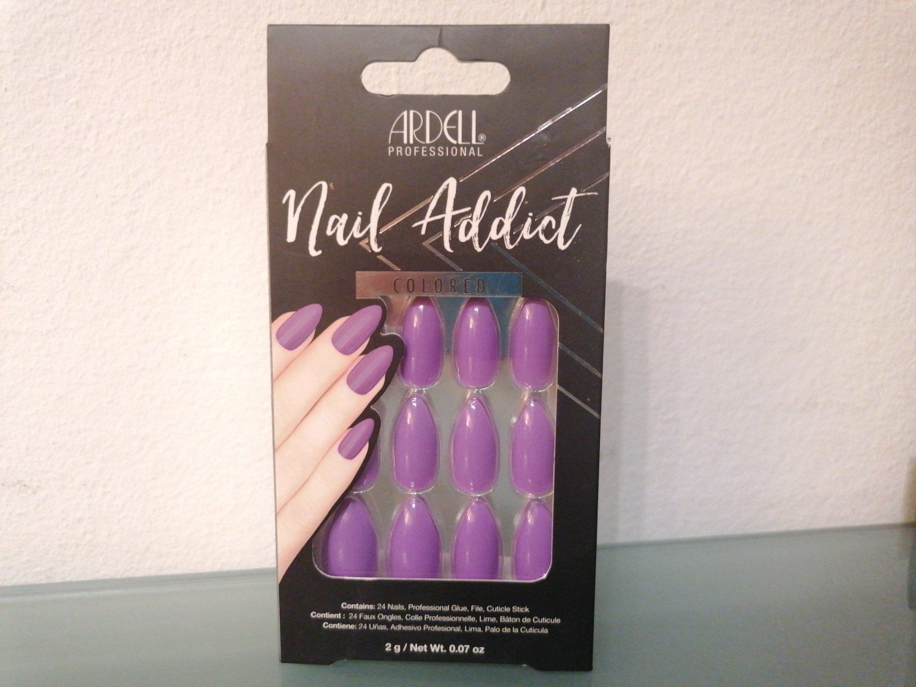 Unghie finte: Nail Addict Colored Purple Passion – Nuovo e nell'imballaggio originale da Bäch SZ venduto da Swissy46