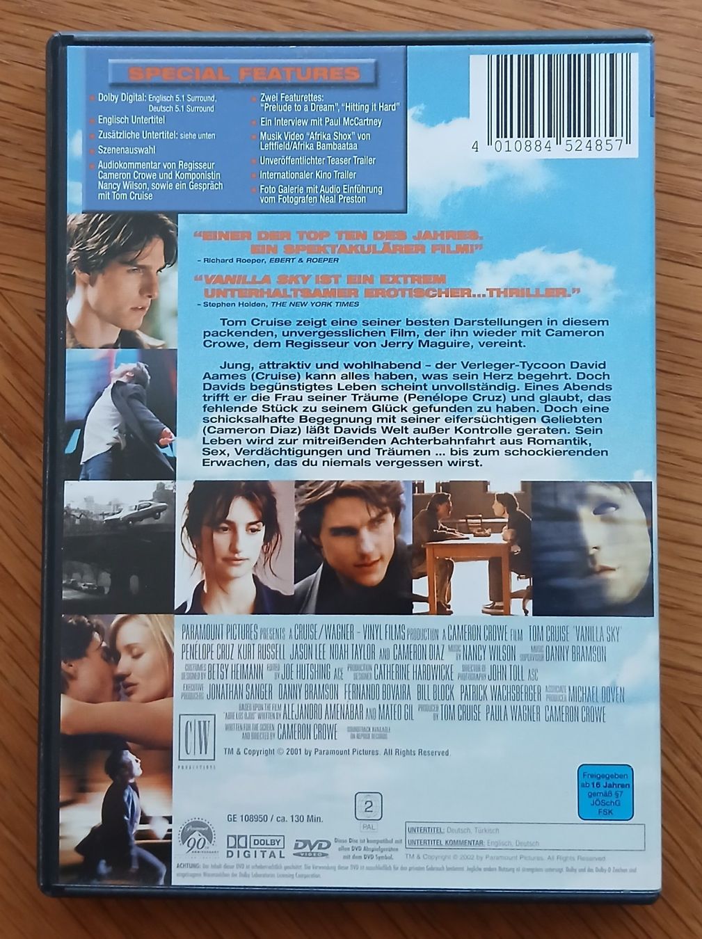 Tutti i DVDs: Vanilla Sky (DVD) TOPZUSTAND – Nuovo (secondo la descrizione) da Nänikon venduto da Skorpion11 1