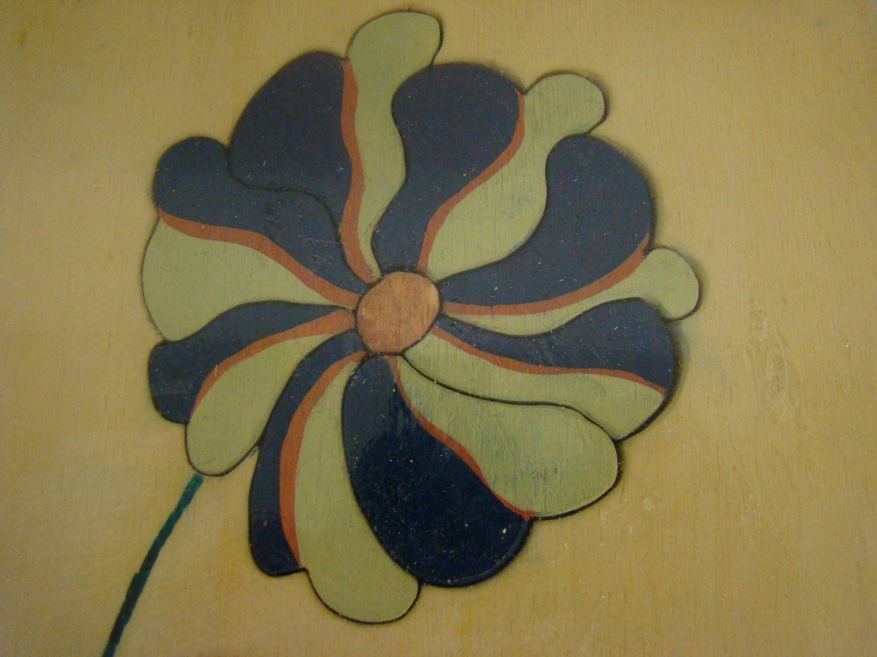 Puzzles: Puzzle aus Holz, Steckpuzzle Blumen – Gebraucht aus Malters von burzi 1