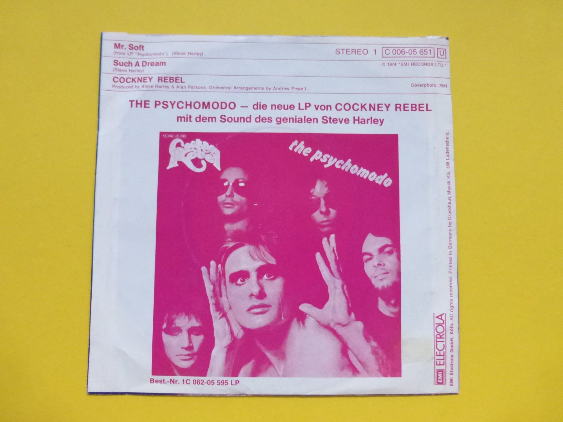 Dischi in vinile: Cockney Rebel – Mr. Soft – Usato da Zürich venduto da Swiss57 1