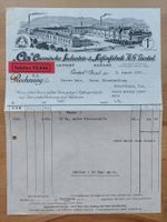 Alte Rechnung Briefkopf Lithographie Liestal b. Basel 1935