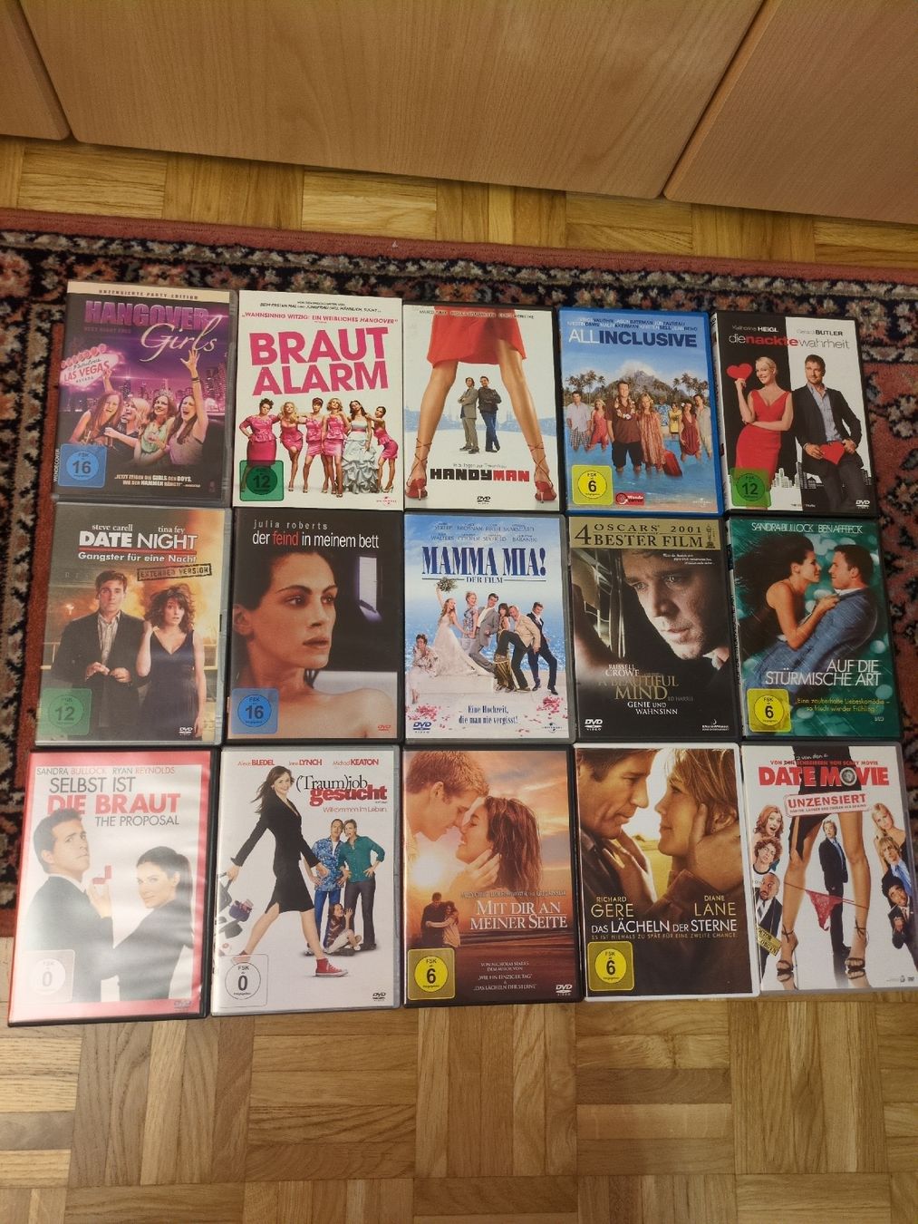 Alle DVDs: DVD Sammlung Romantik & Komödien – Gebraucht aus Meilen von Karin_19