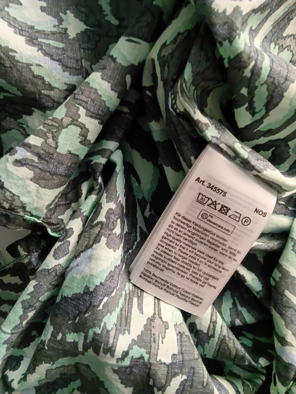 Cecil Camicette: CECIL Bluse Damen Grösse M, frühlingsfrisch gemustert – Nuovo (secondo la descrizione) da Zürich venduto da ann_xyj7 3