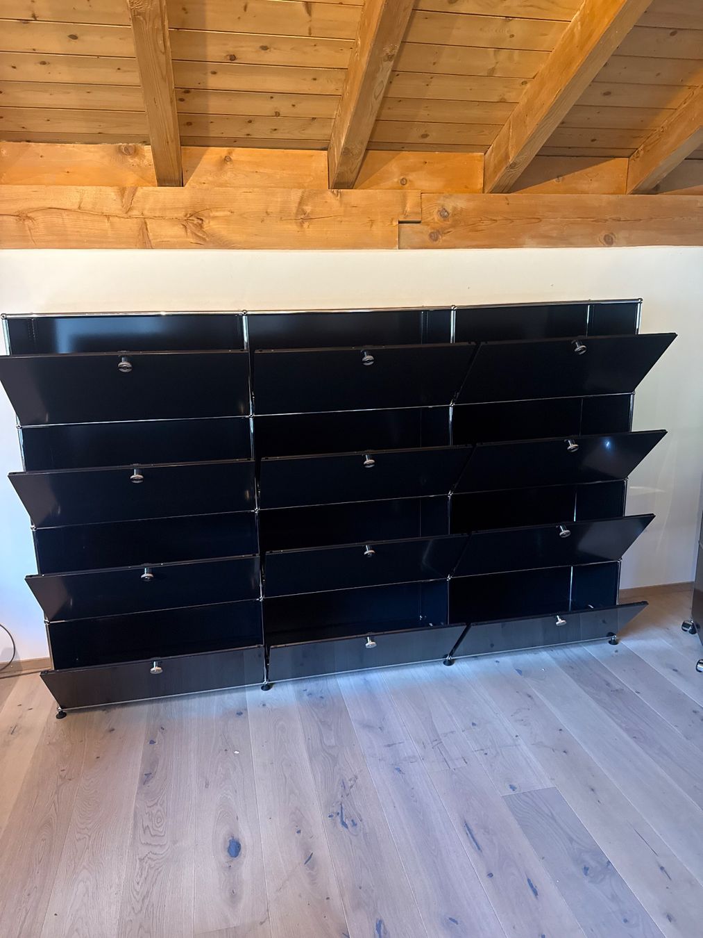 USM Scaffali: USM Haller Sideboard 3x4 Graphitschwarz Q1 – Usato da Balsthal venduto da Designhaus.Schmitt 3