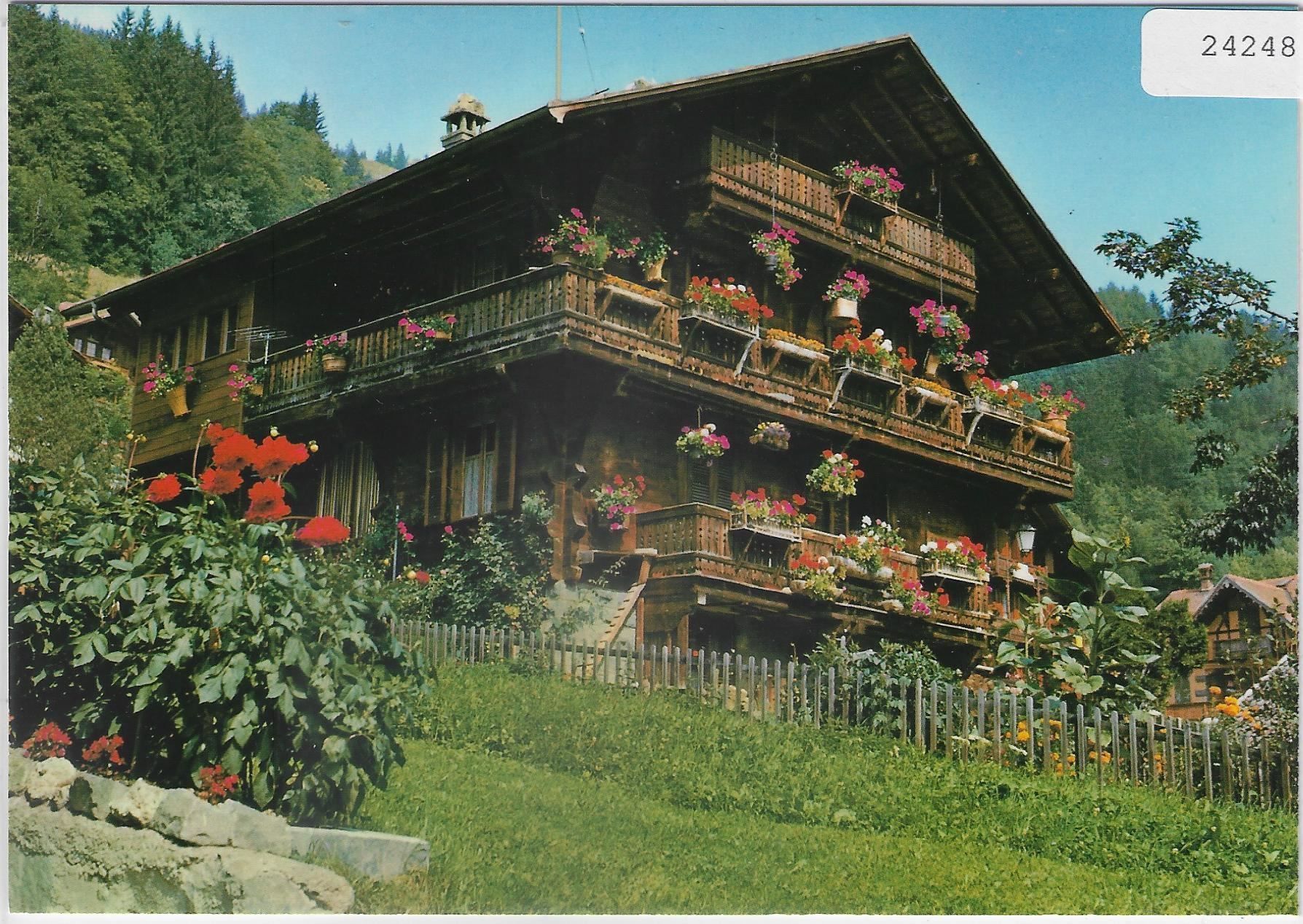 Ansichtskarten: Chalet fleuri a Champery VS – Antik aus Ettingen von Kartenplanet