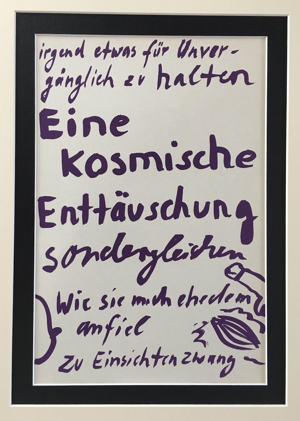 Grafiken & Lithographien: A.R. Penck Original Siebdruck / Serigraphie "Lyrik" – Gebraucht aus Nennigkofen von juhit 2