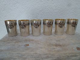 6 ACS Sektionsbecher Jezler / 170 g.